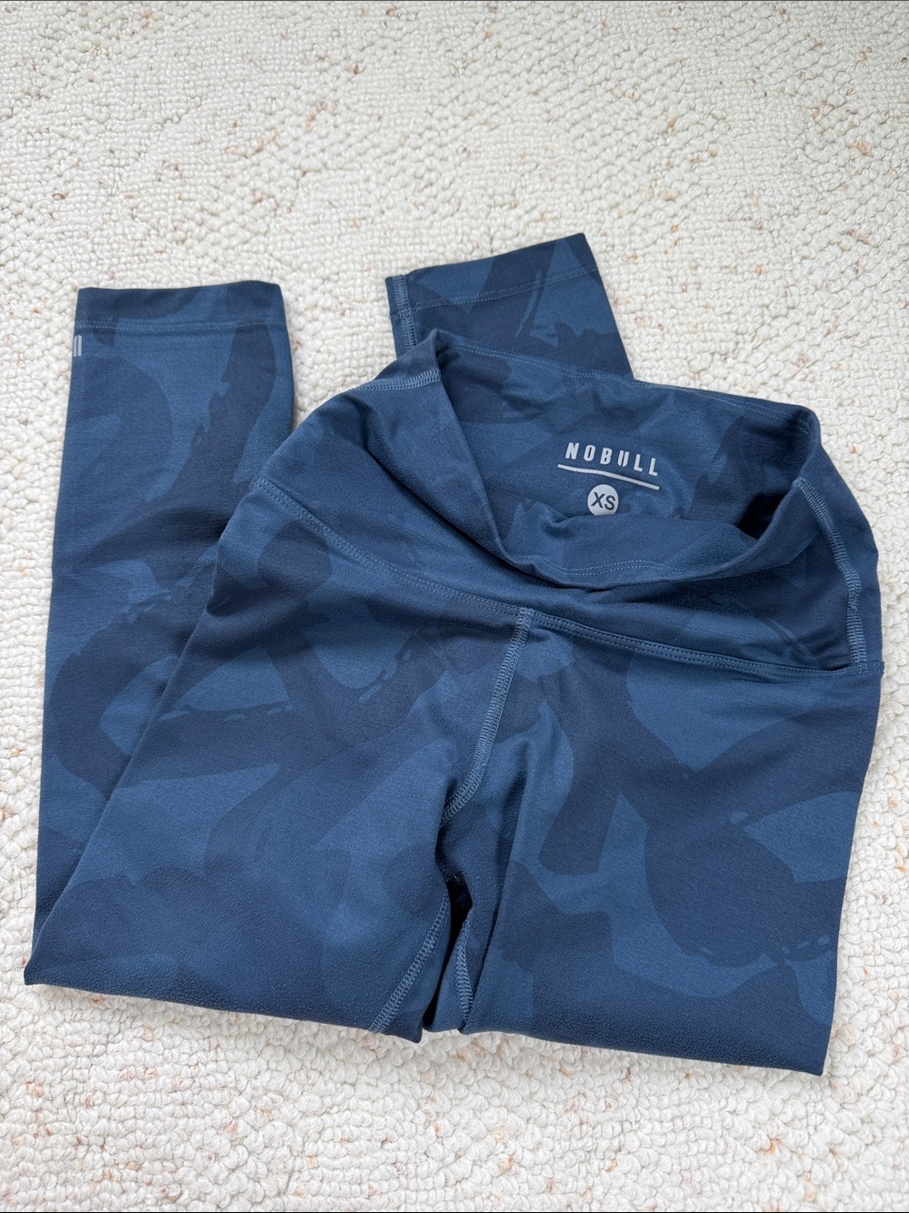 NOBULL Tia Claire Toomey Navy Camouflage High-Waist Leggings